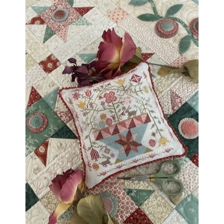 Betsy's Easter Basket Cross Stitch by Pansy Patch Quilts and Stitchery