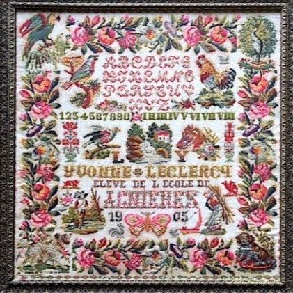 Yvonne Leclerq 1905 Cross stitch chart by Reflets de Soie