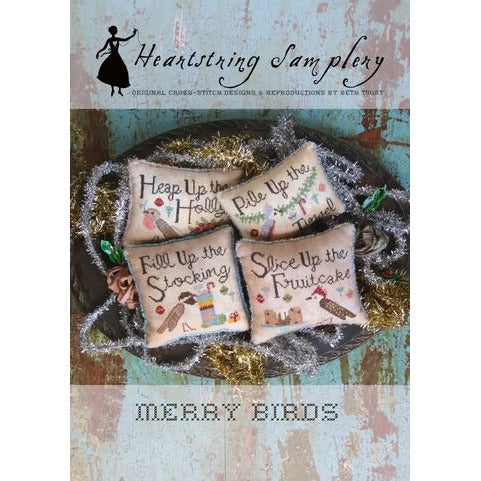 Merry Birds Cross Stitch Chart by Heartstring Samplery