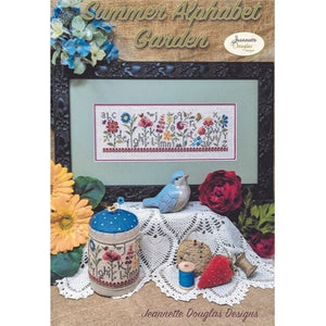 Summer Alphabet Garden Cross Stitch Chart by Jeanette Douglas Designs