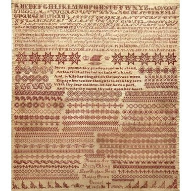Amelia Fox Bristol Orphanage Sampler Cross Stitch Chart by Cross Stitch Antiques