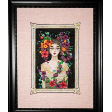 Camille in Bloom Cross Stitch Chart by Mirabilia Designs