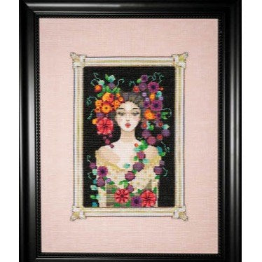 Camille in Bloom Cross Stitch Chart by Mirabilia Designs