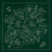 Blossom Bouquet Sashiko Panel by Sashiko Australia