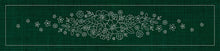 Blossom Bouquet Runner Sashiko Panel by Sashiko Australia