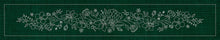 Australian Wildflower Bouquet Runner 5 Sashiko Panel by Saskiko Australia