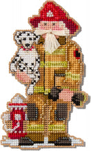 First Responder Santa Cross stitch Ornament Kits 2025 by Mill Hill