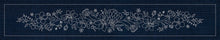 Australian Wildflower Bouquet Runner 5 Sashiko Panel by Saskiko Australia