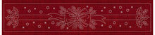 Holly and Ribbon Runner Sashiko Panel by Sashiko Australia