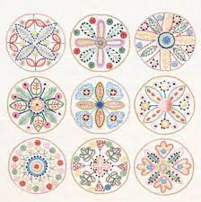 Belgian Linen Embroidery Panel by Sue Spargo