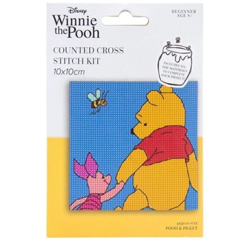 Pooh and Piglet Counted Cross Stitch Disney Kit