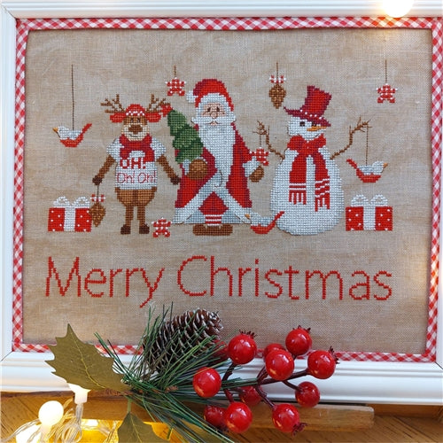 Christmas Group Photo Cross Stitch Chart by Serenita di Campagna