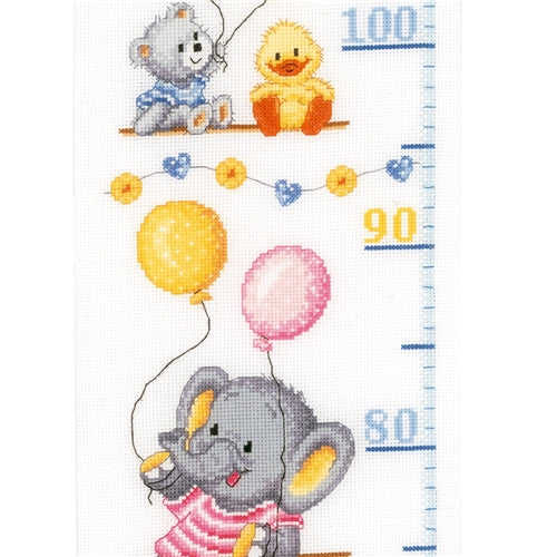 Baby Shower Growth Chart Cross Stitch Kit by Vervaco - PN0147469