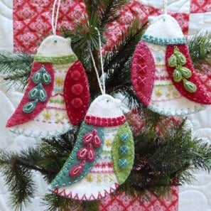 Felt Birdie Pattern by Marg Low Designs