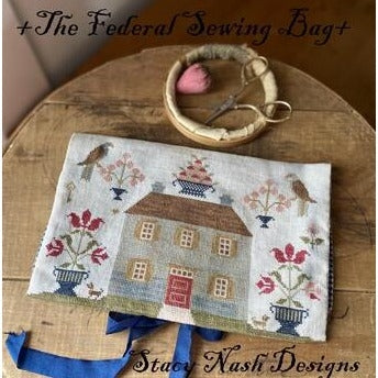 The Federal Sampler Sewing Bag Cross Stitch Chart by Stacy Nash