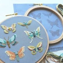 Moth Sampler Embroidery Kit by Jessica Long