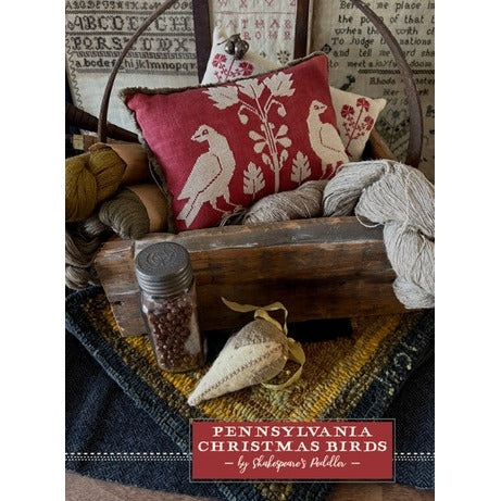 Pennsylvania Christmas Birds Cross Stitch Chart by Shakepeare's Peddler