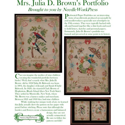 Mrs Brown's Portfolio Cross Stitch Chart by NeedleWorkPress