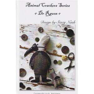 Dr Raven Animal Cracker Cross Stitch Chart by Stacy Nash