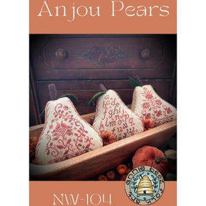 Anjou Pears Cross Stitch Chart by Annie Beez Folk Art
