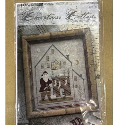 Christmas Cottage Cross Stitch Chart by Brenda Gervais (With Thy Needle and Thread)
