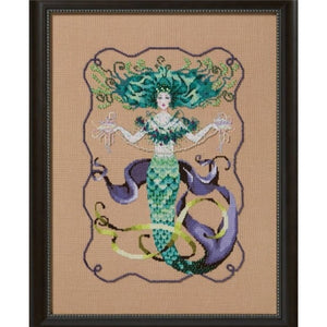 Madam Mermaid Cross Stitch by Mirabilia