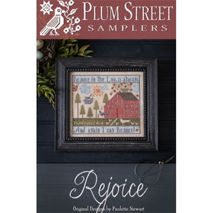 Rejoice Cross Street Chart by Plum Street Samplers