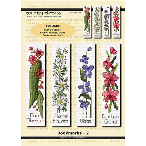 Bookmarks 2 Cross Stitch Chart by Country Threads