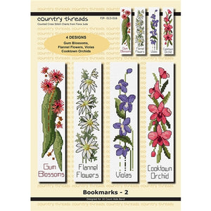 Bookmarks 2 Cross Stitch Chart by Country Threads
