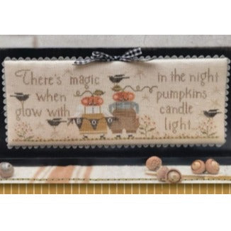 When Pumpkins Glow Cross Stitch Chart by Brenda Gervais (with Thy Needle & Thread)