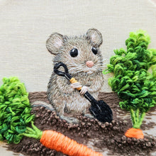 Garden Mouse Embroidery Kit by Jessica Long Embroidery