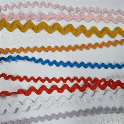 Rick Rack - Cotton Solid Colour