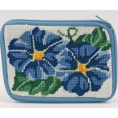 Morning Glories Stitch & Zip Coin Purse by Alice Peterson Co