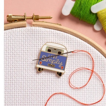 Campervan Needle Minder by Caterpillar Cross Stitch