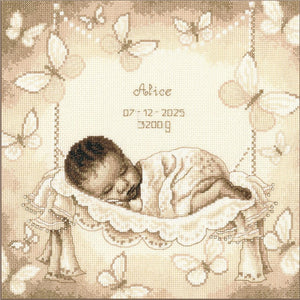 Baby in Hammock Cross Stitch Kit by Vervaco - PN0202504