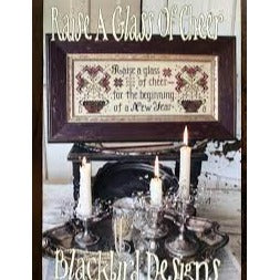 Raise A Glass Cross Stitch Chart by Blackbird Designs