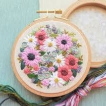 Wildflower Sampler Embroidery Kit by Jessica Long