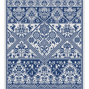 The Lady Garden Cross Stitch Chart by Long Dog Samplers