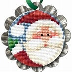 Jolly Santa Ornament by Creative Needle Arts