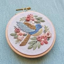 Bluebird Sampler Beginner Embroidery Kit by Jessica Long
