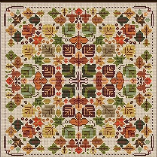 Autumn Walz Cross Stitch Chart by CM Designs