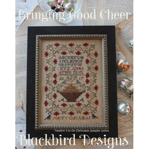 Bringing Good Cheer Cross Stitch Chart by Blackbird Designs