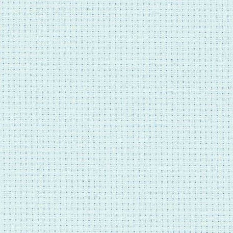 14CT Aida Zweigart Fat Quarter Prepack Ice Blue 550