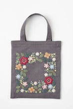 Yula's Heart Pounding Night Forest Flower Bag Embroidery Kit by Cosmo