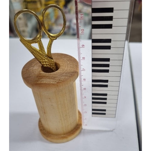 Wooden Spool for Scissors