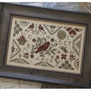 Quaker Handework Cross Stitch Chart by Brenda Gervais (With Thy Needle & Thread)