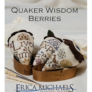 Quaker Wisdom Berries Cross Stitch Chart by Erica Michaels