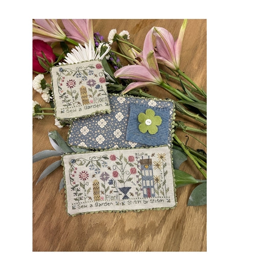 Garden Needle Case Cross Stitch Kit by Shepherd's Bush