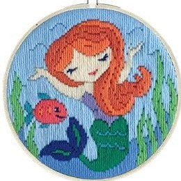 Mermaid Long Stitch kit by LadyBird Designs