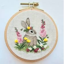 Berry Patch Bunny Embroidery Kit by Jessica Long